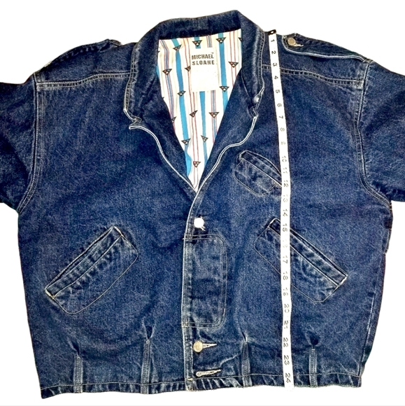 Vintage Michael Sloane Heavy Denim Jacket - Picture 8 of 9